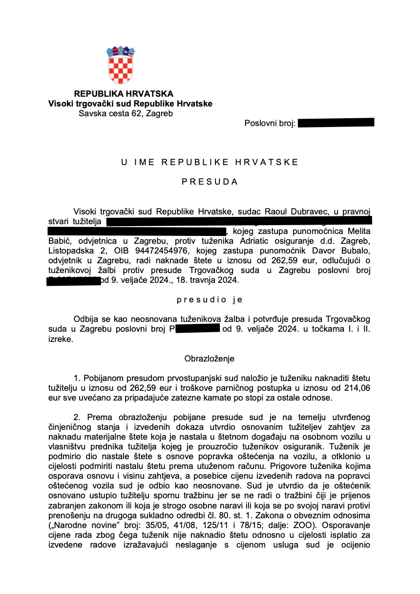 Prresuda-Adriatic-osiguranje